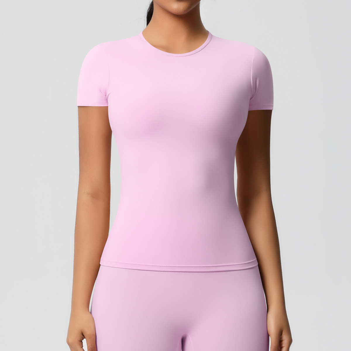 Custom yoga short sleeve