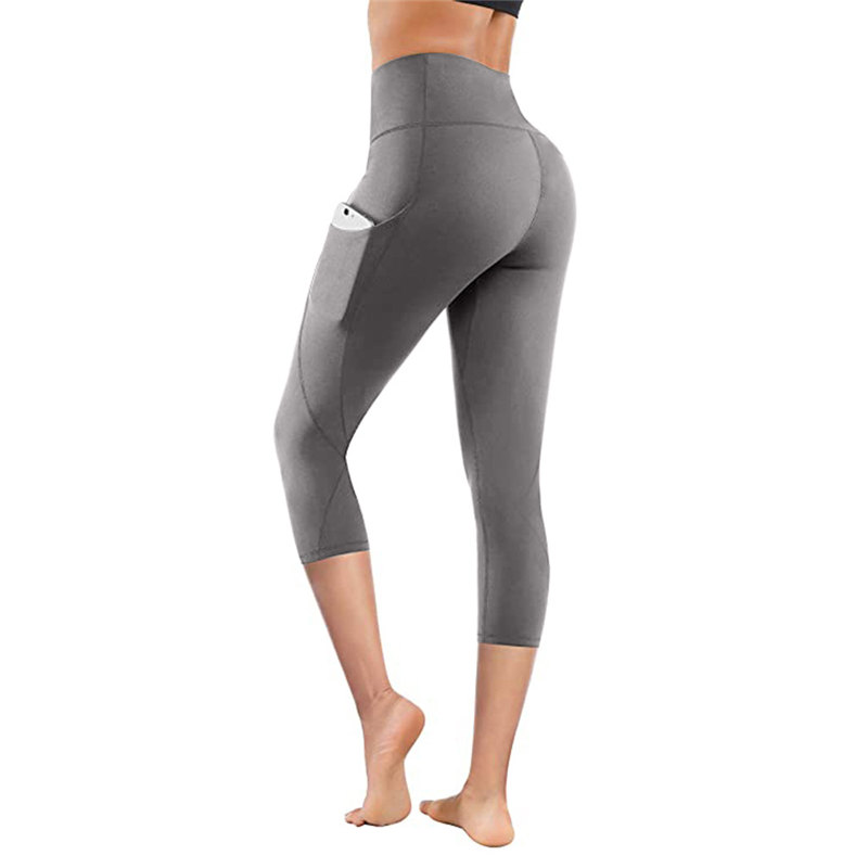 Lulu Seamless Leggings Opstoot hoë middellyf oefensessie joga broek met sakke2