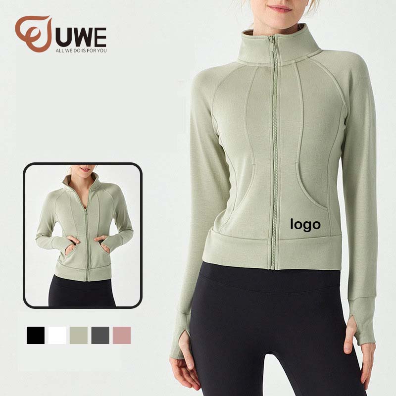 Yoga Jackets Running Training Wear Long Sleeve Zipper