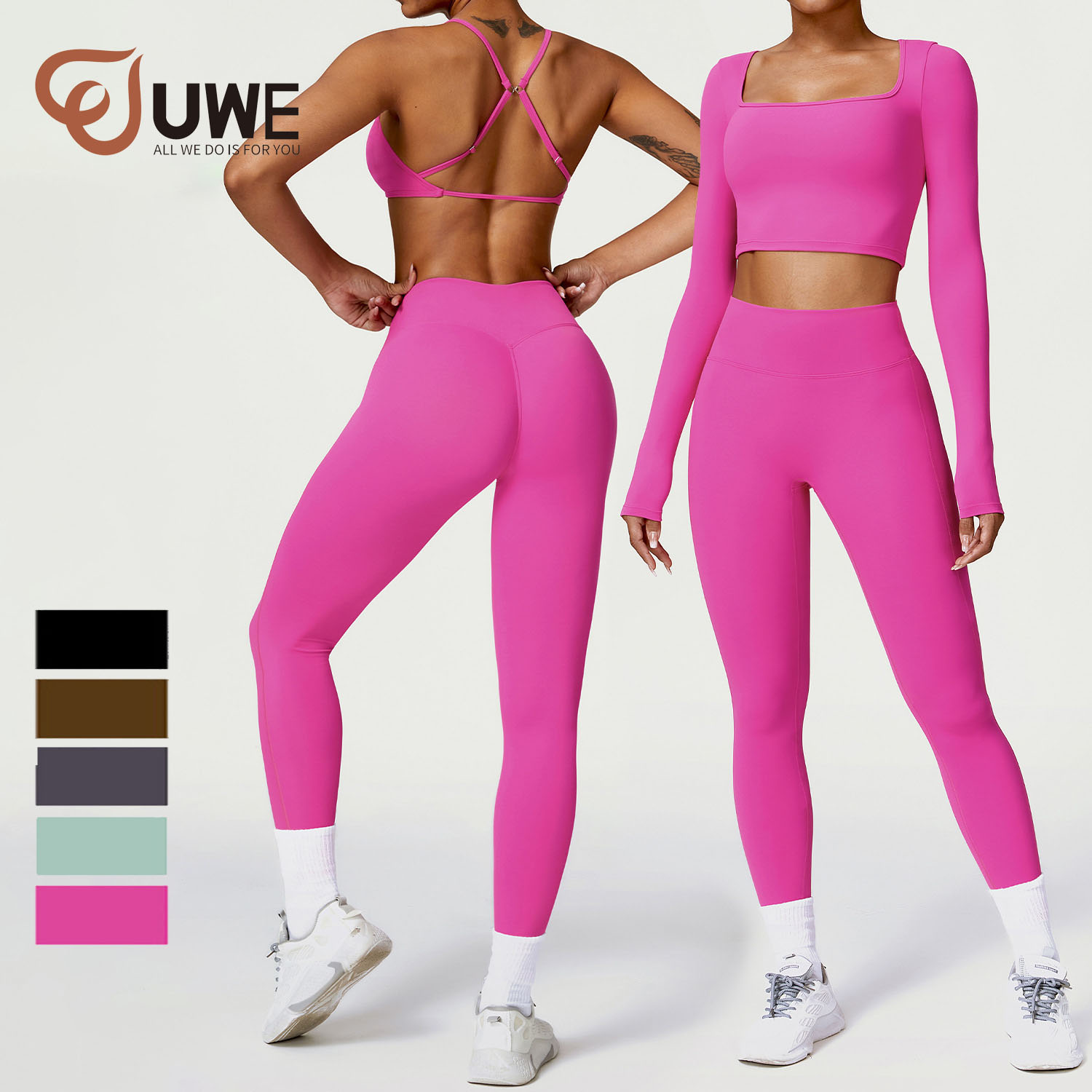 Yoga Sets Clothing Sport Top Workout Gym Wear