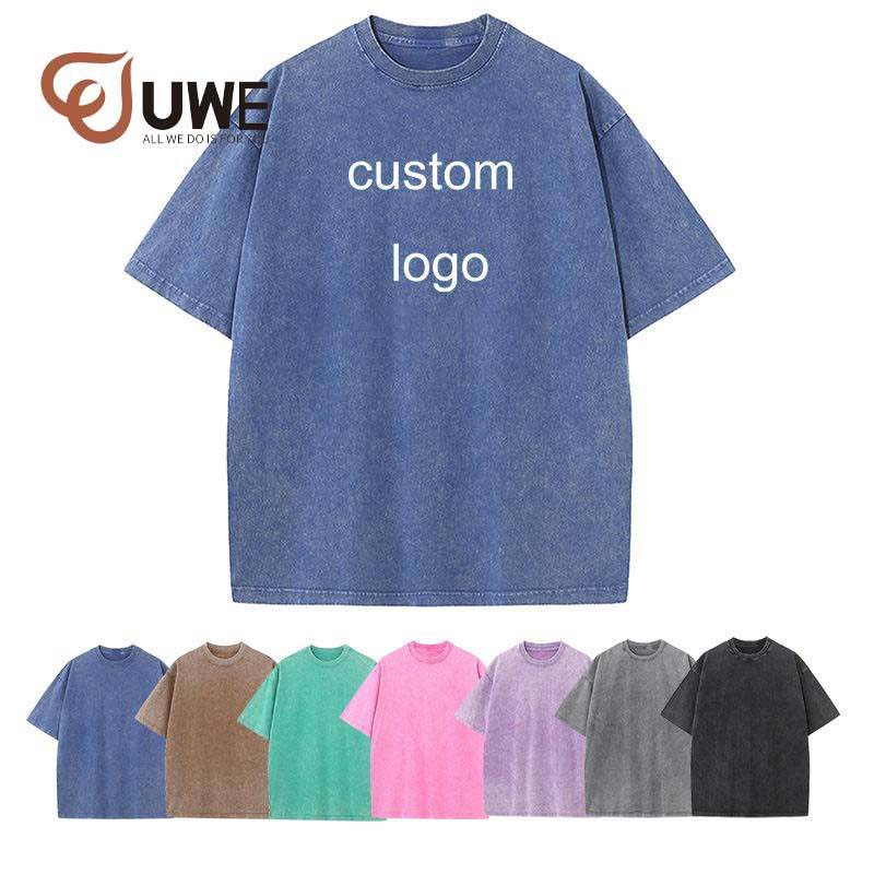 Washed Yoga T-shirt Solid Color 100% Cotton Short Sleeve（512）