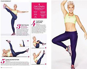 Pink’s World Tour Draws Thousands to Wales: Singer Stays Fit with Yoga and Gym Workouts