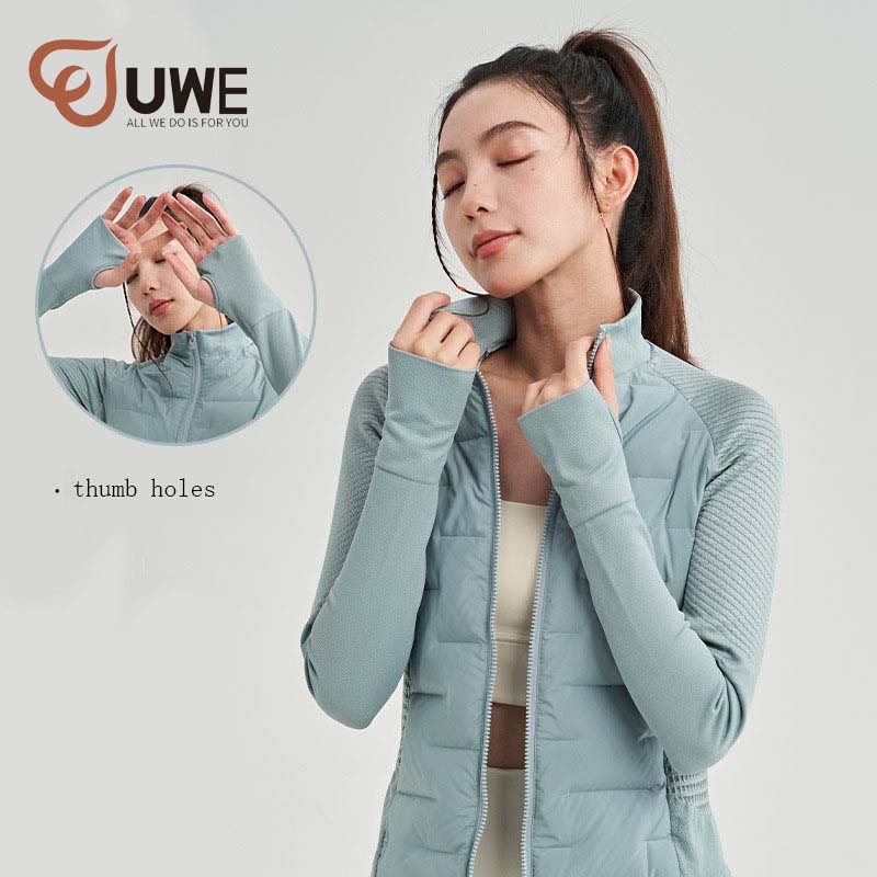 Winter Warmth Down Jacket White Duck Jackets Zip Tops