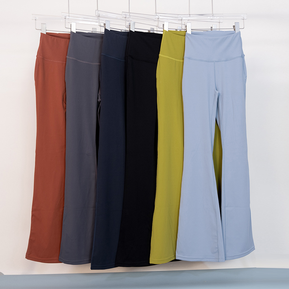 Yoga Flare Pants Custom Logo Fashion High Waisted Leggings（1222）