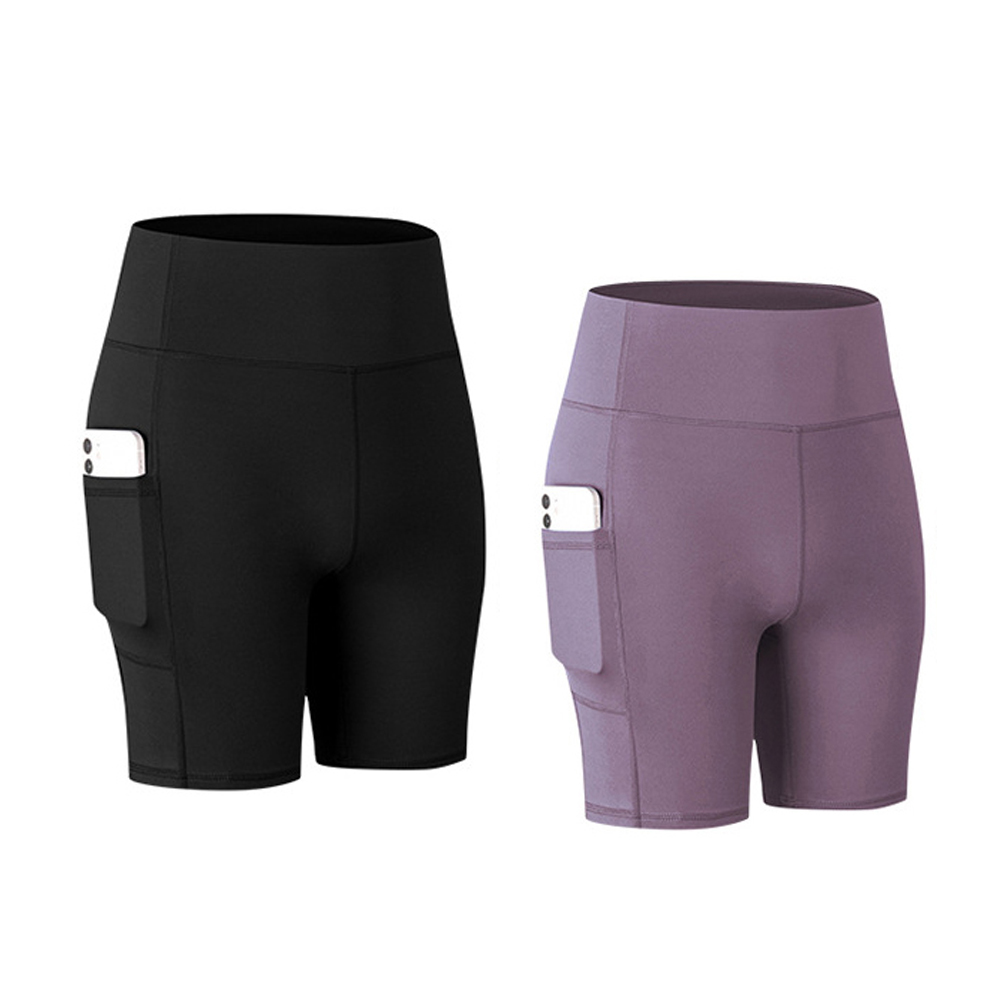Yoga Shorts Workout Plus Size Gym Leggings With Pocket（901）